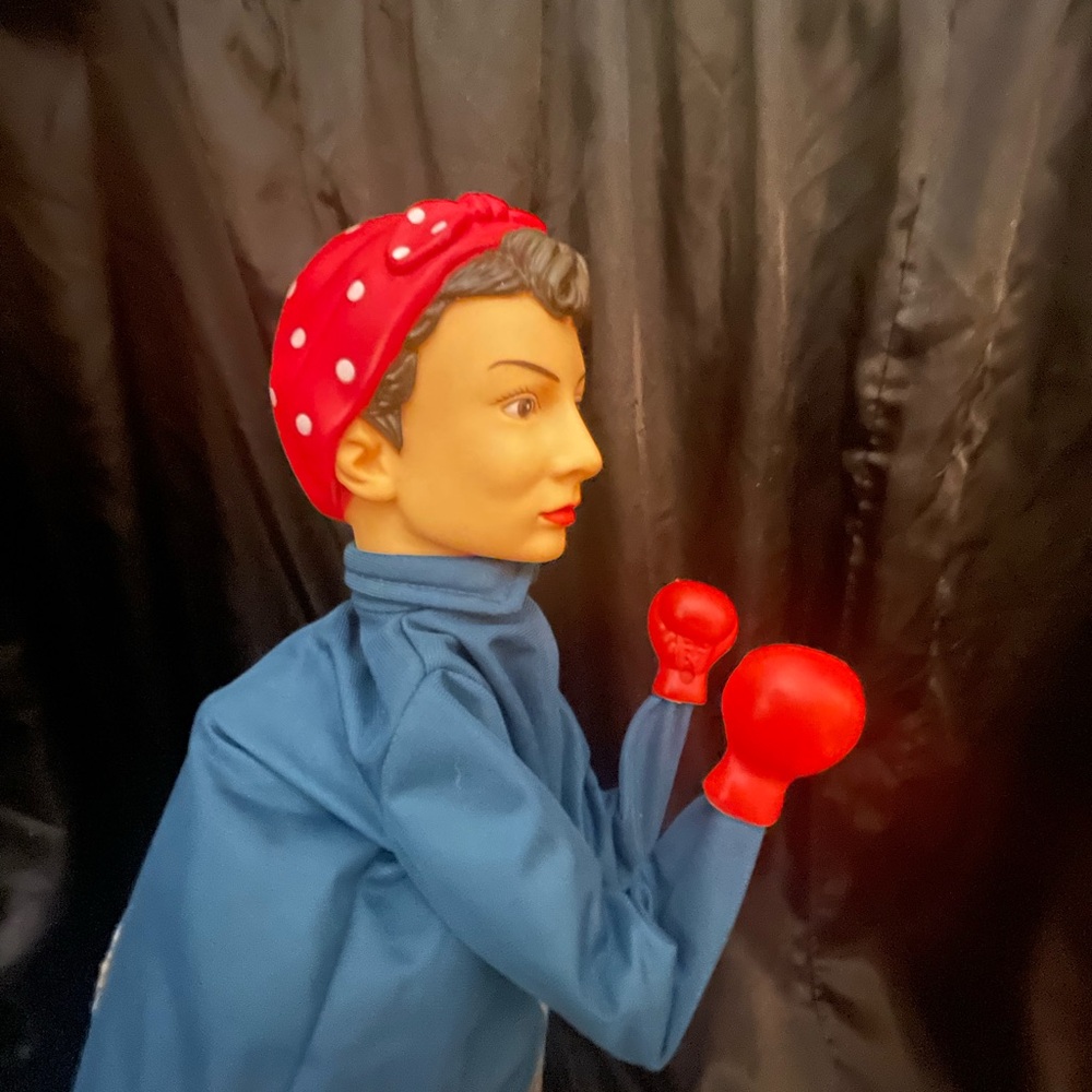 Rosie Riveter Punching doll